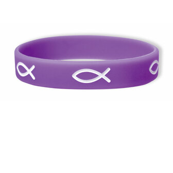 Bracelet Rubber Fish Purple