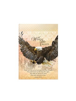Hardcover journal On wings like eagles