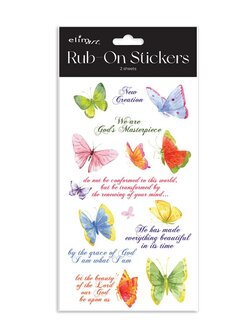 Rub-on-stickers Watercolour