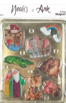  Epoxy magneet set Noah&#039;s Ark