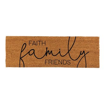 Fu&szlig;abtreter Faith Family Friends