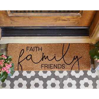 Doormat  Faith Family Friends