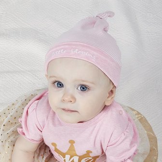 Baby Hat  0-3 month pink &ndash; little blessing