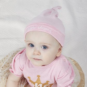 Baby Hat  0-3 Month Blue &ndash; little blessing