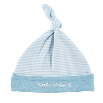 Baby Hat  0-3 Month Blue &ndash; little blessing
