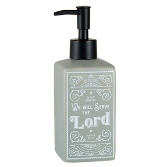 Soap Dispenser As for me and my house we will serve the Lord