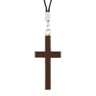 Pendant cross wood 4.5cm