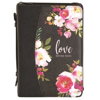 Biblecover large love never fails