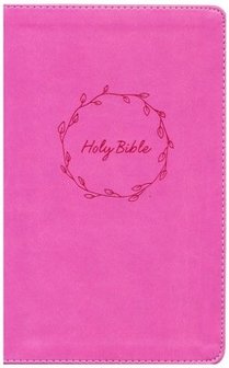 Pink, Imitation Leather KJV - Deluxe Gift Bible