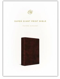 Burgundy, Imitation Leather ESV - Super Giant Print Bible