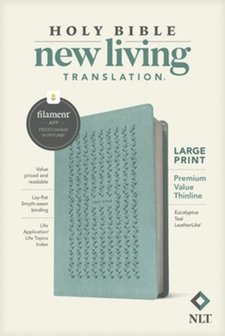 Teal, Soft Leatherlook NLT - LP Premium Value Thinline Bible