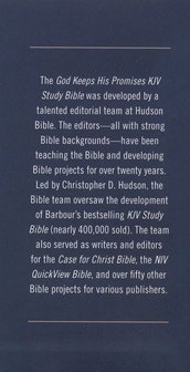 KJV - Study Bible - God keeps His promise   Blue, Hardcover 