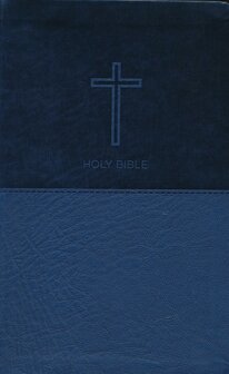 Blue, imitation leather - NKJV Value Thinline Bible