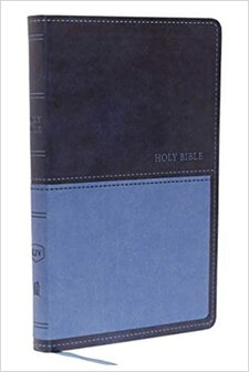 Blue, Leathersoft - KJV - Value Thinline Bible