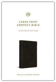 Charcoal, Leatherlike - ESV LP Comp. Bible