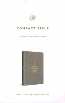 Stone, Leatherlike - ESV Compact Bible