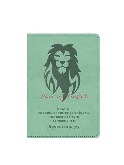 Lux leather journal Lion of Judah