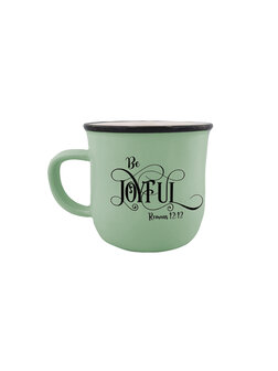 Mug Be joyful green