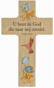 Wooden cross U bent de God