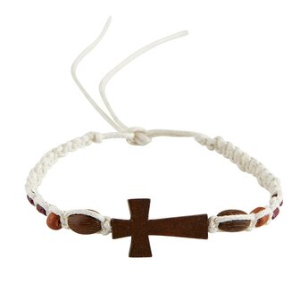 Bracelet cross wood (set4) 