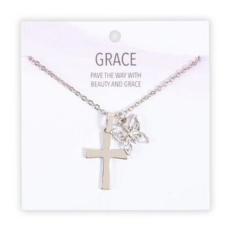 Halskette Kreuz Grace