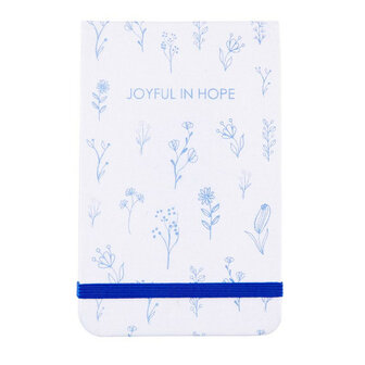 Notizblock Leinen Joyful in hope