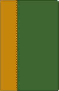 ESV - Thinline Bible     Green/Camel, Imitation Leather  