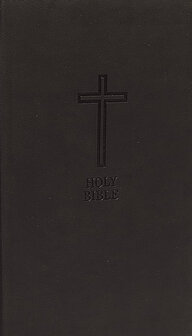 KJV, Value Thinline Bible, Large Print, Leathersoft, Black, Red Letter, Comfort Print