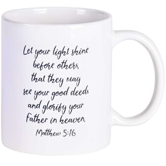 Mug Be the Light Matth.5:16