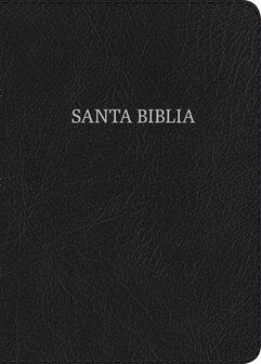  NVI Biblia Letra Grande Tama&ntilde;o Manual negro, piel fabricada con &iacute;ndice (Leather / fine binding)