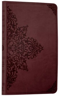  ESV - Bible: English Standard Version - Anglicised Chestnut Ornamental Thinline edition (Paperback)