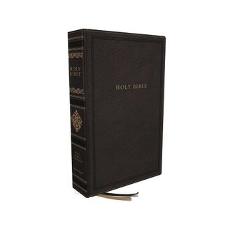 KJV, Personal Size Reference Bible, Sovereign Collection, Leathersoft, Black, Red Letter, Comfort Print: Holy Bible, King James Version (Leather / fine binding)