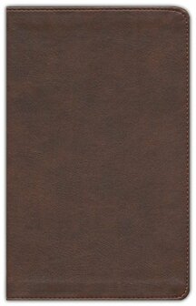 NLT - Thinline Center-Column Reference Bible, Filament-Enabled Edition--soft leather-look, rustic brown
