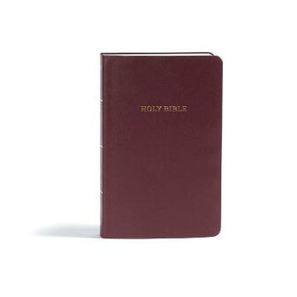 KJV Gift and Award Bible, Burgundy Imitation Leather (Leather / fine binding)
