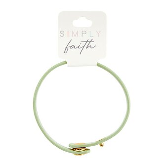 Lederarmband mit Druckknopf Grace upon grace