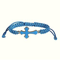 Bracelet flared cross nylon (set3) 