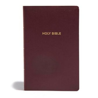 CSB Gift &amp; Award Bible, Burgundy (Hardcover)