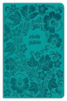 CSB Thinline Bible, Value Edition--LeatherTouch, teal