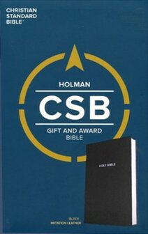 CSB Gift &amp; Award Bible--imitation leather, black
