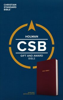 CSB Gift &amp; Award Bible, Burgundy (Hardcover)