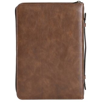Bijbelhoes For I know bruin x-large 