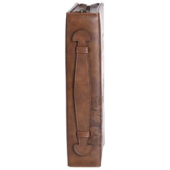 Bijbelhoes For I know bruin x-large 