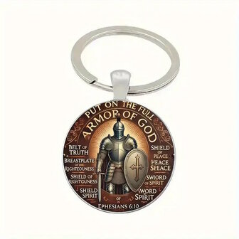  Sleutelhanger metaal/epoxy Armor of God