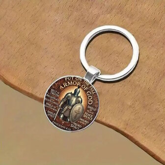  Sleutelhanger metaal/epoxy Armor of God