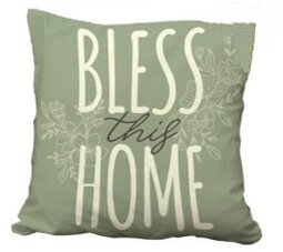 Kussenhoes Bless this home
