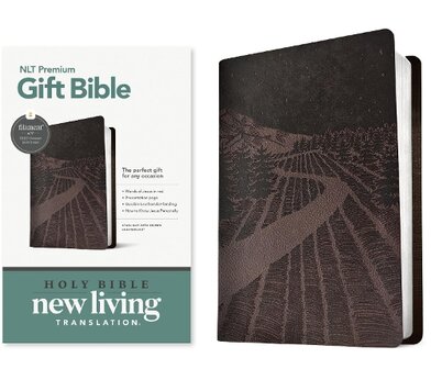  NLT Premium Gift Bible, Filament Enabled, Brown (Leather / fine binding)