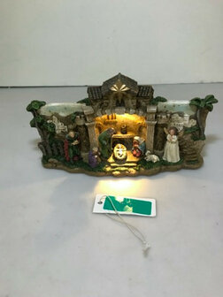 Kerststal met LED licht