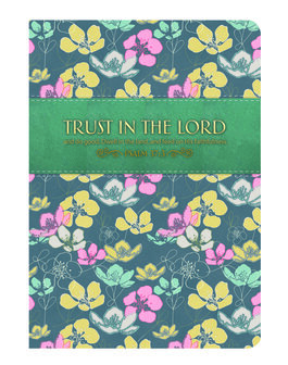 Lux lederen schrijfdagboek Trust in the Lord Ps. 37:3