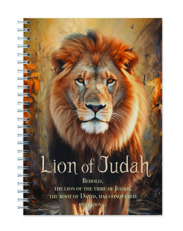 Schrijfdagboek spiraal Lion of Judah Rev. 5:5   