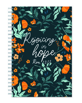Schrijfdagboek spiraal Rejoicing in hope 